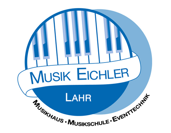 Logodesign. Logo Musik Eichler Lahr.